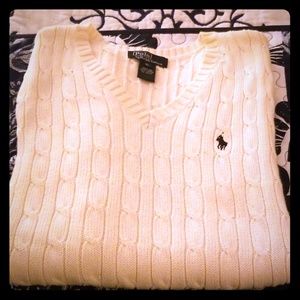 Polo by Ralph Lauren "BOYS" V-Neck Vest.